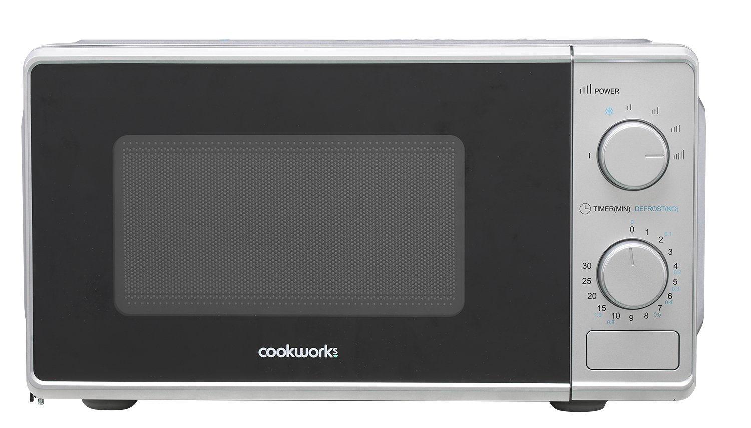 Cookworks 700W Standard Microwave MM7 - Silver