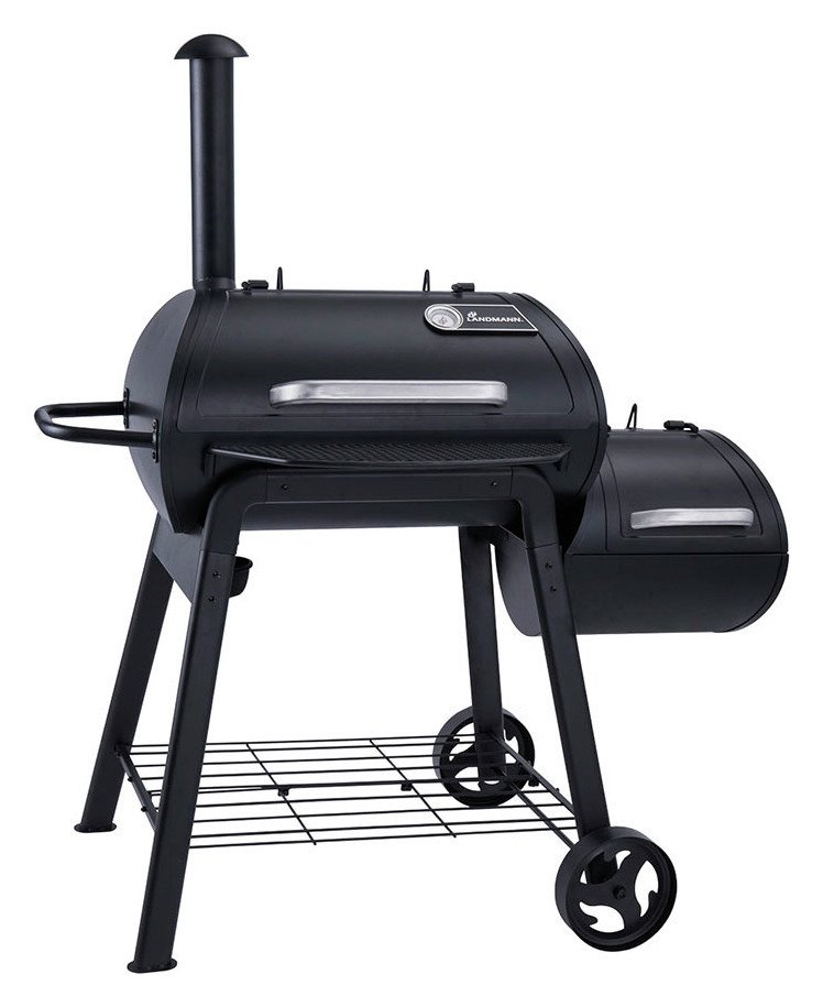 LANDMANN 82cm Vinson 200 Smoker Charcoal BBQ