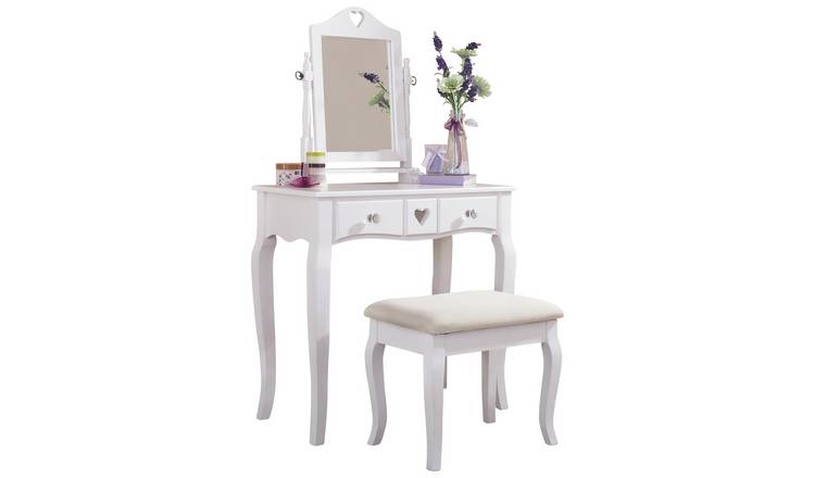 Buy Gfw Heart White Dresser Stool Kids Dressing Tables Argos
