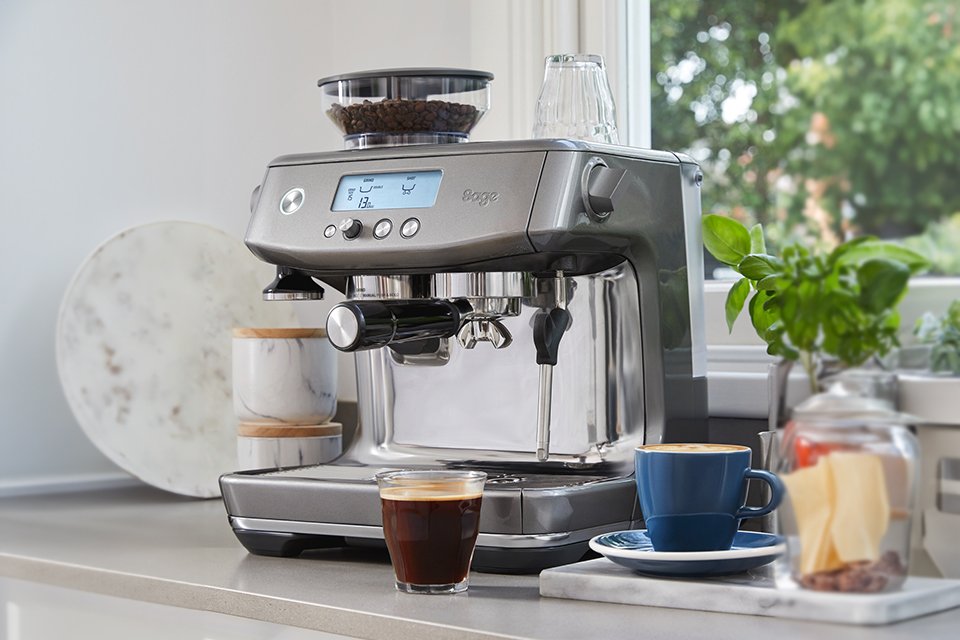 Sage Barista Pro espresso coffee machine.