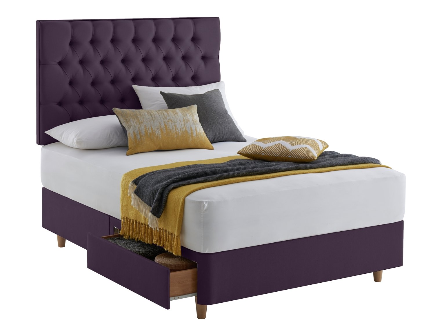 Silentnight Sassaria Kingsize 2 Drawer Divan Bed Review