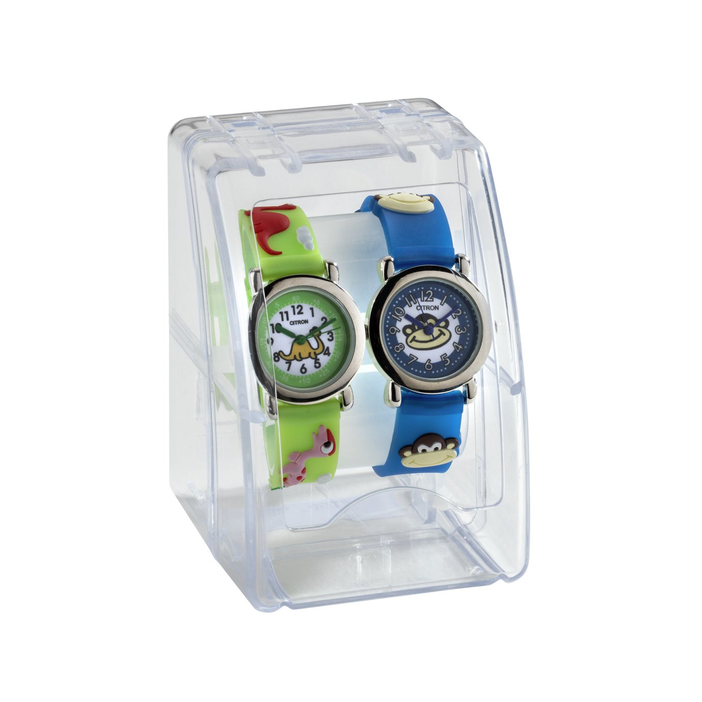 Citron Silicon Character Strap Children's Watch - Set of 2