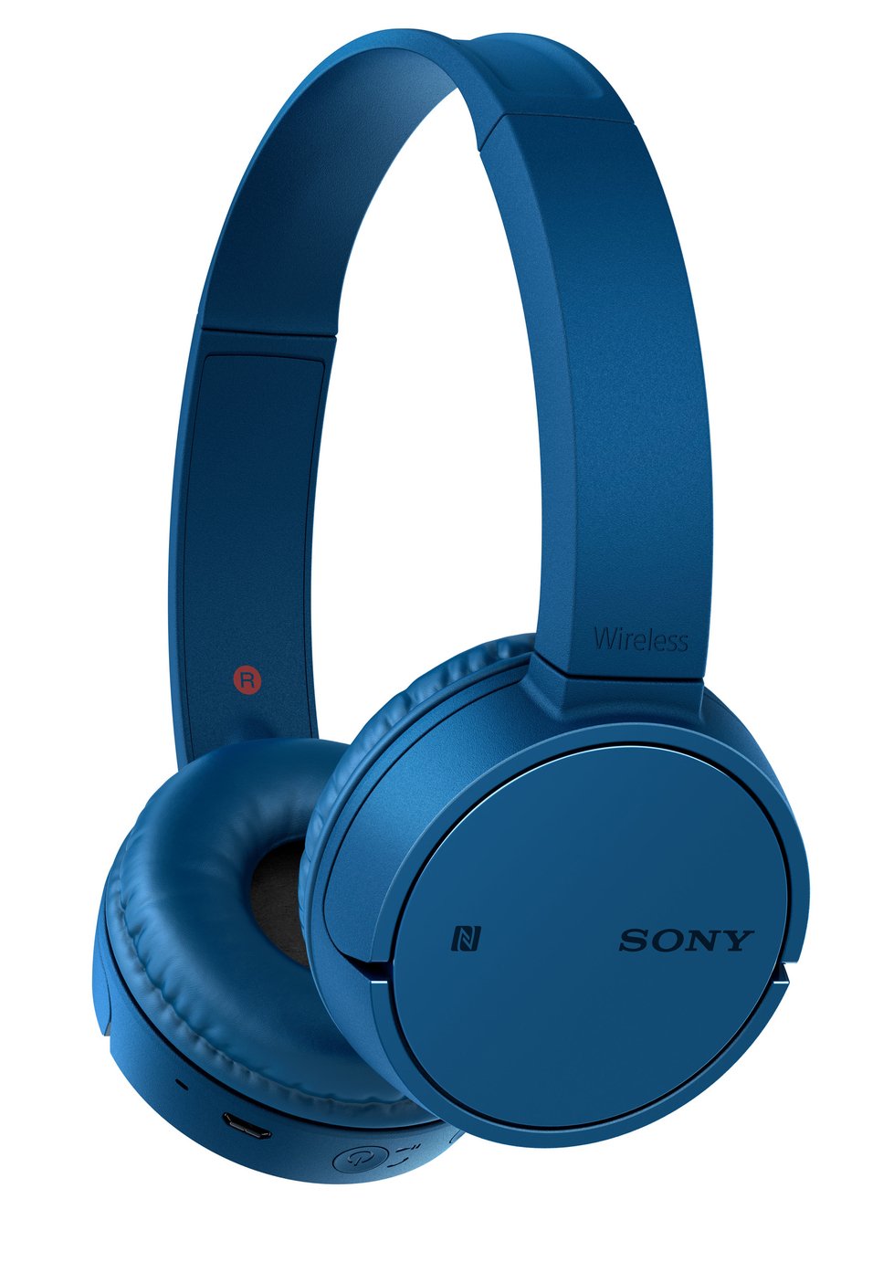 Sony WH-CH500 On-Ear Wireless Headphones - Blue