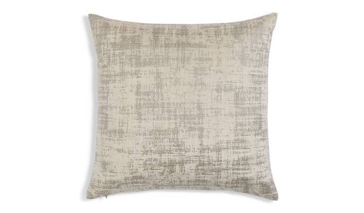 Buy Habitat Textured Velvet Cushion Cover Silver 43X43cm Argos