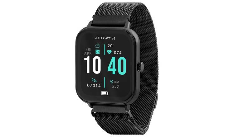 Buy REFLEX ACTIVE Series 4 Smart Watch - Black, Stainless Steel