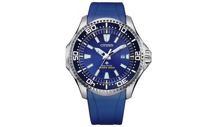 Buy Citizen Blue Pro Master Divers Watch Men s watches Argos