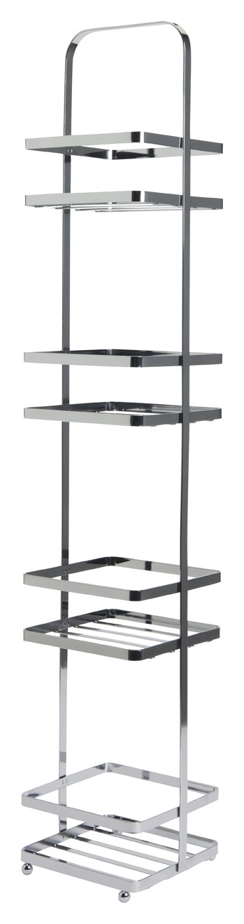 Argos Home 4 Tier Slim Caddy - Chrome