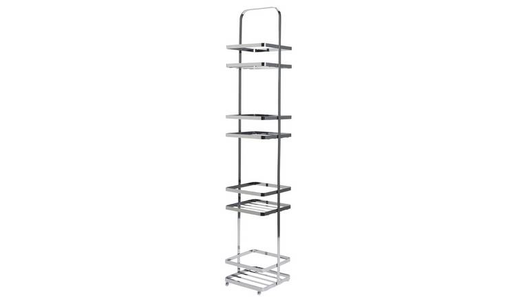 Argos Home 4 Tier Slim Caddy - Chrome