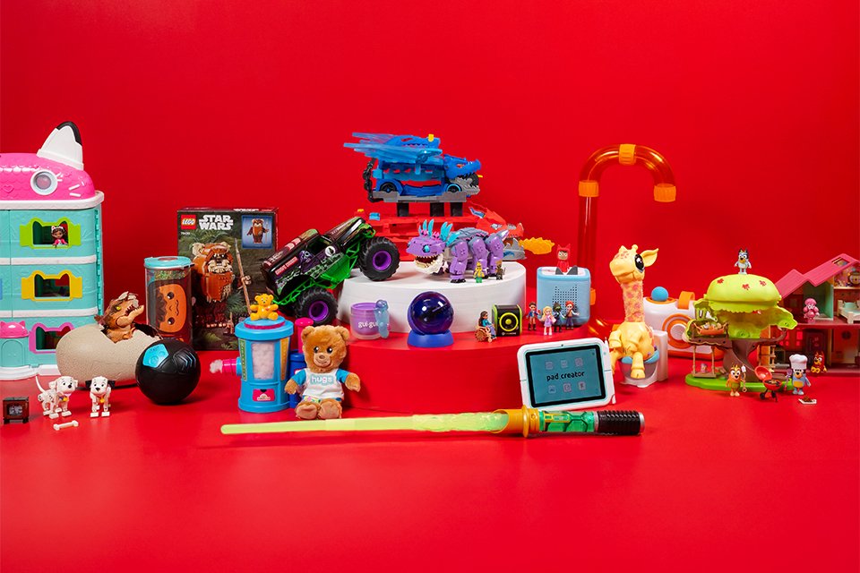 Argos' top 20 toys for Christmas including Gabby's dollhouse, Bluey Toy House Playset Mega Bundle Family and more.