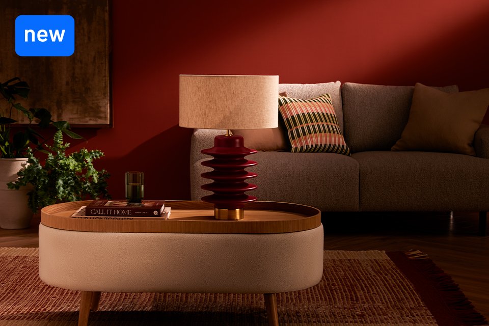 New in lighting from £20. Includes table lamps, lamp shades, ceiling lights, floor lamps and more.