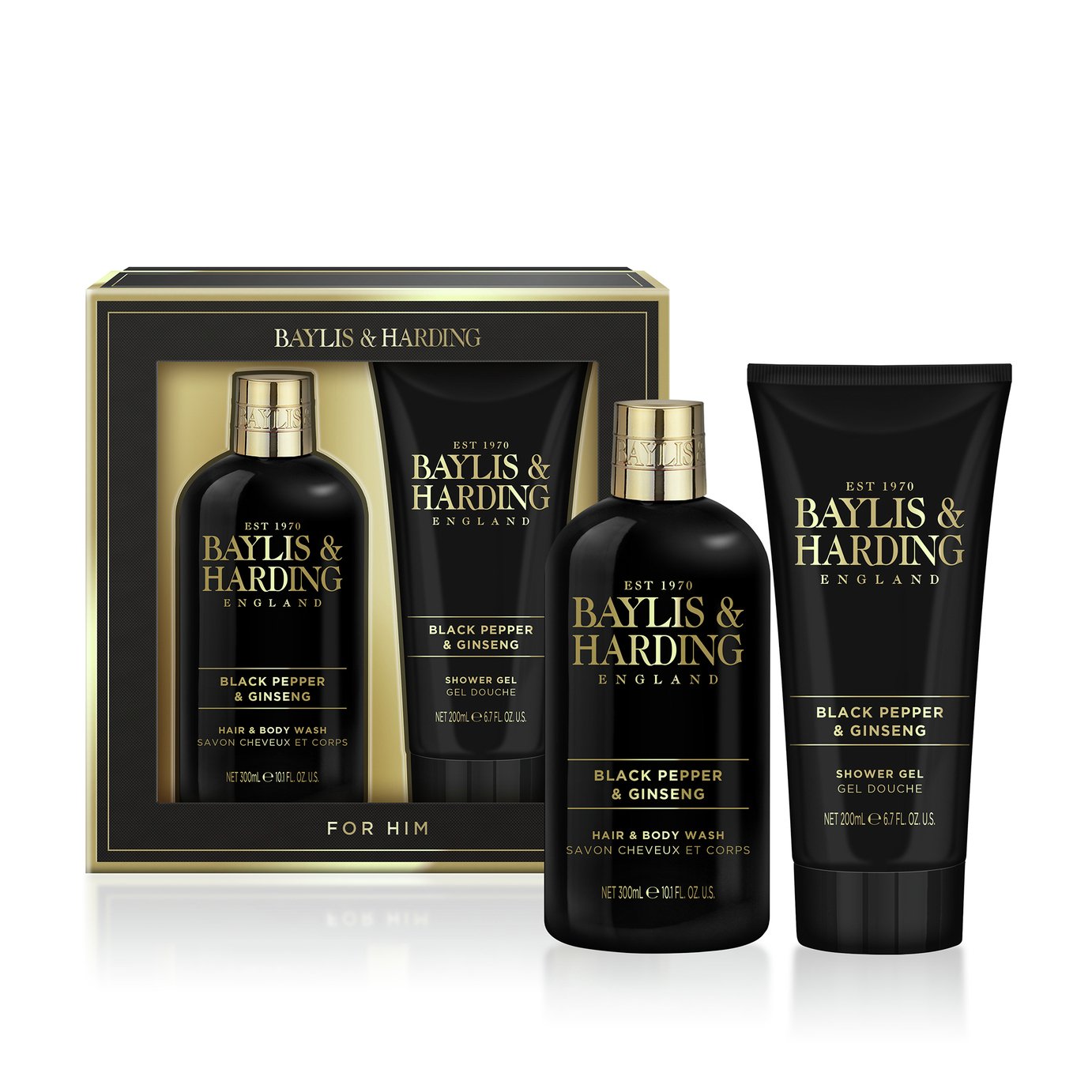 Baylis & Harding Pepper Ginseng Gel Wash For Him