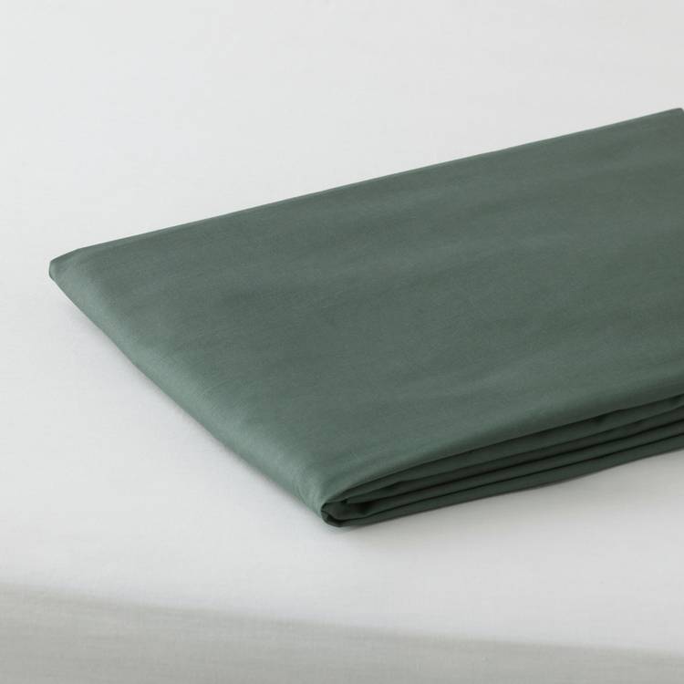 Habitat Cotton Rich 180 TC Leaf Green Fitted Sheet - Single 0