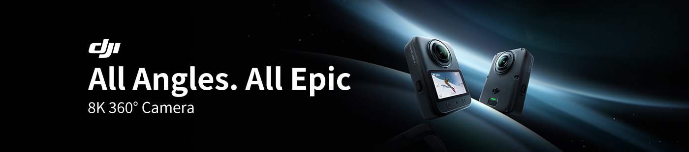 Dji. All angles. All epic. 8K 360° camera.