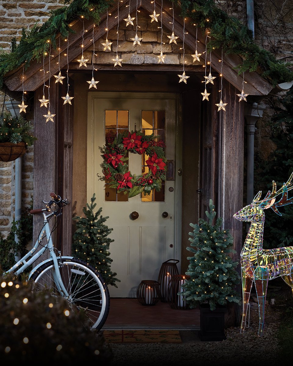 Trees, lights and decorations. Add the magic touch with decorations from £5.