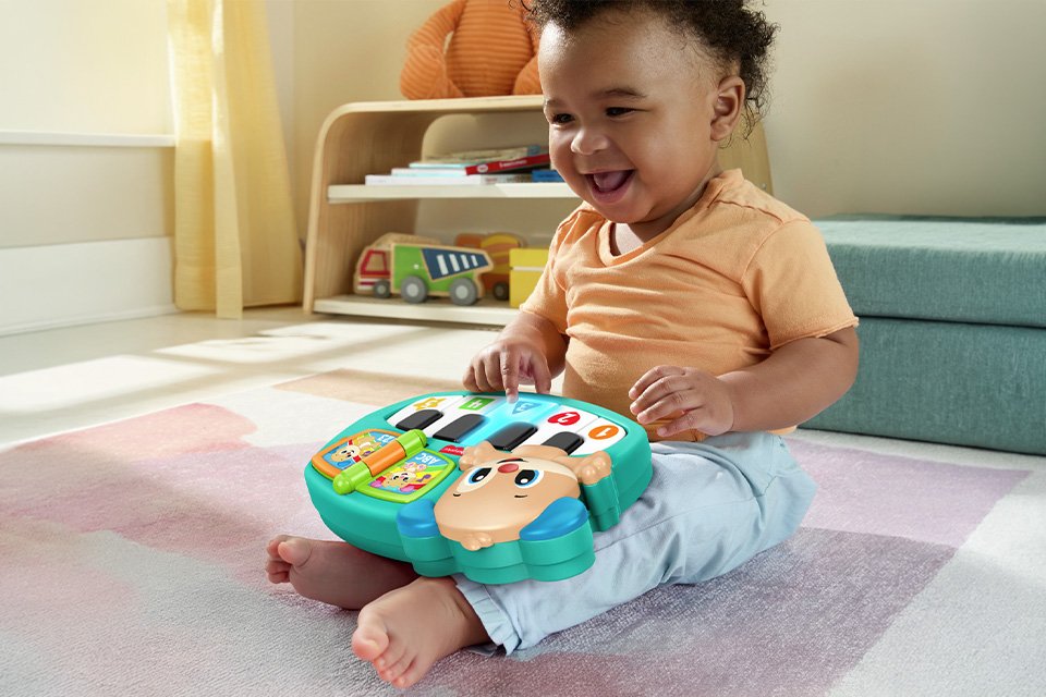 Laugh & Learn Puppy's Piano, Baby & Toddler Musical Toy.