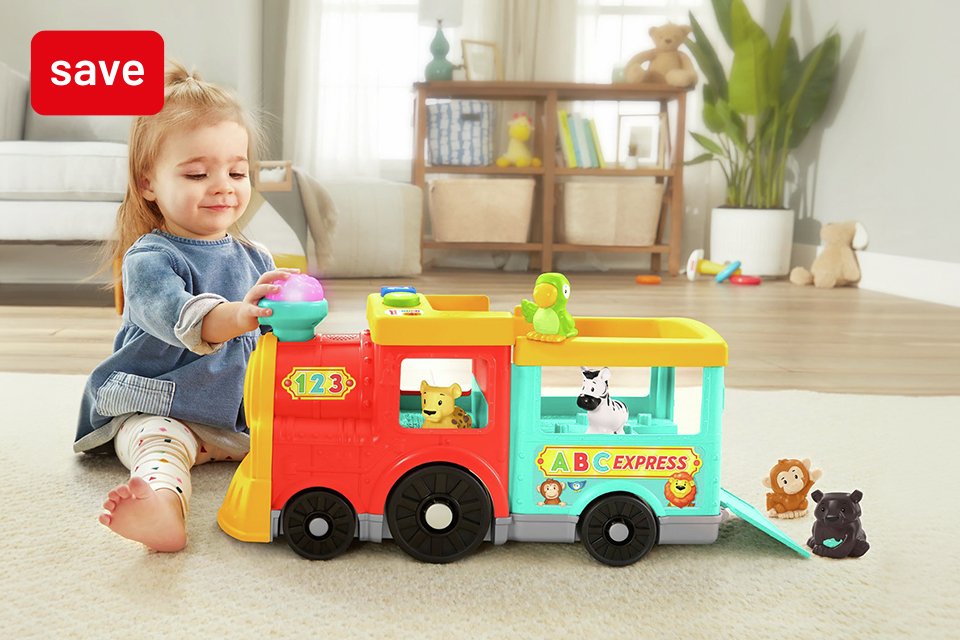 Save up to 1/3 on selected infant & preschool toys.