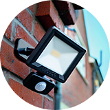 Security lights.