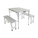 Camping tables.