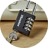 Padlocks.