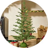 3ft and 4ft Christmas trees.