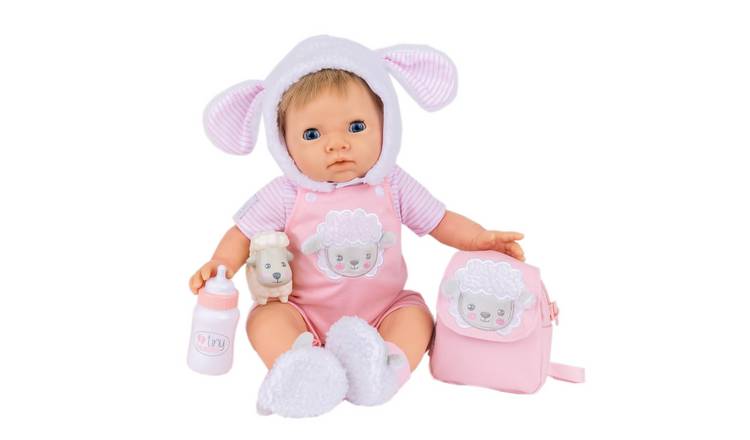 Tiny Treasures Little Lamb Outfit Set in Pink