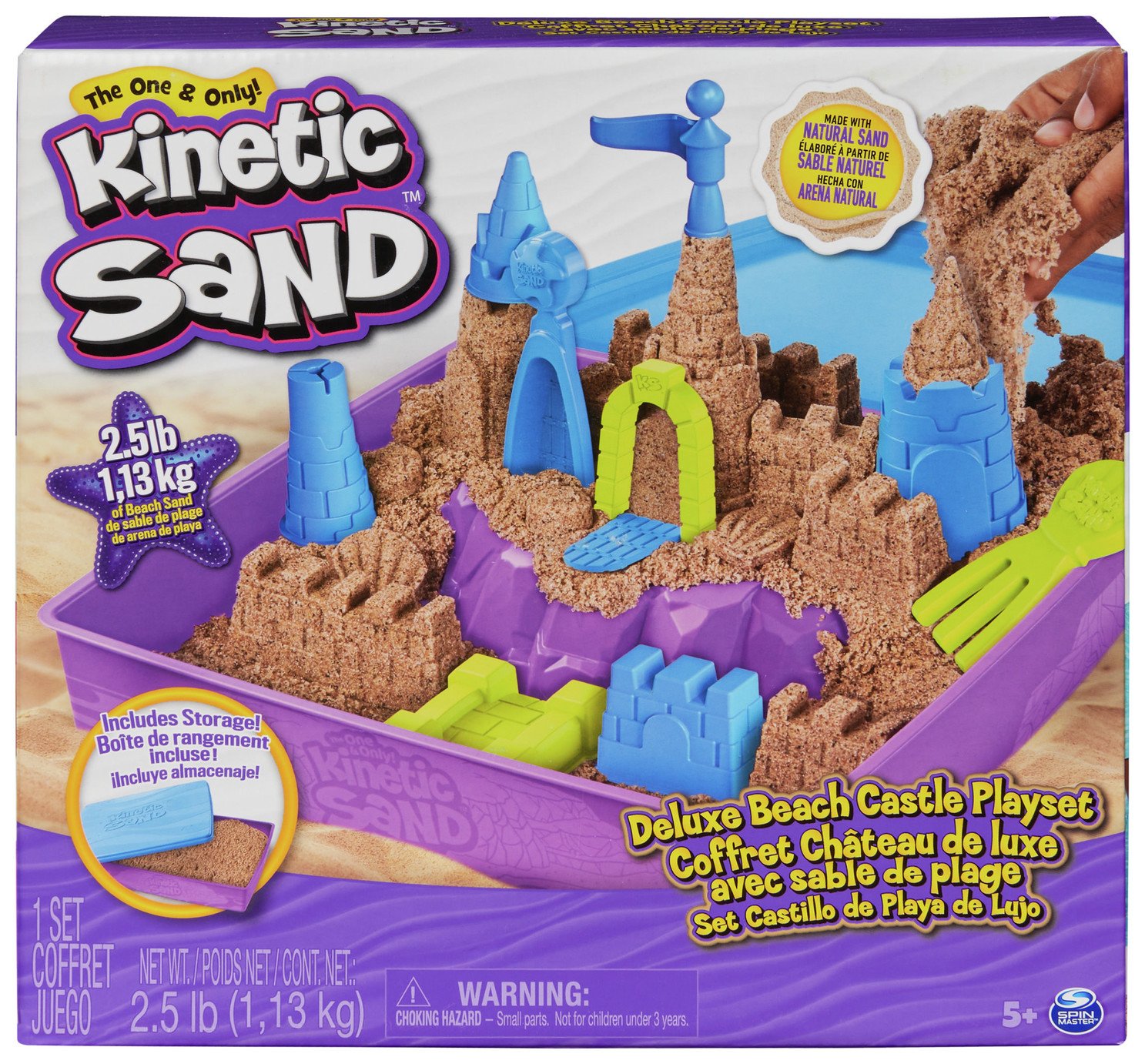 Kinetic Sand Beach Sand Kingdom Playset