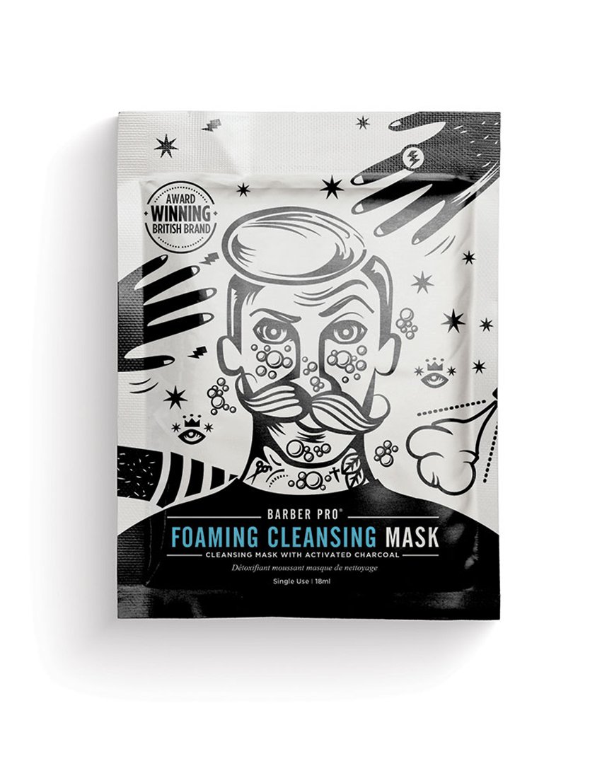 Barber Pro Foaming Cleansing Mask - 18ml