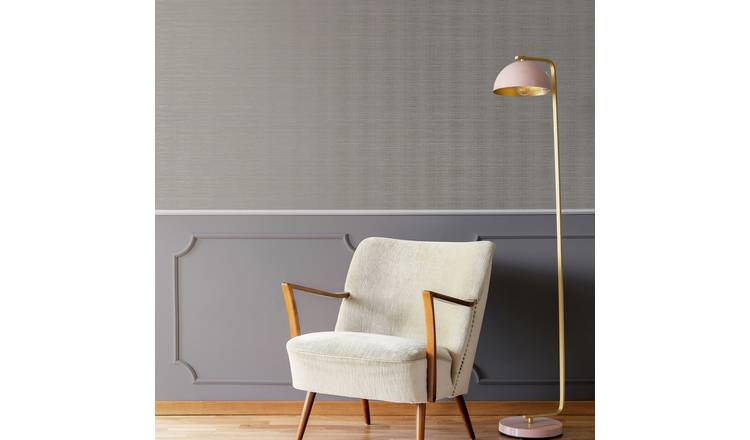 Boutique Gilded Texture Grey Wallpaper