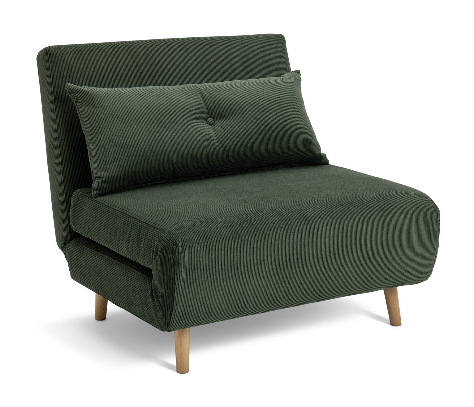 Habitat Roma Single Fabric Chairbed - Green