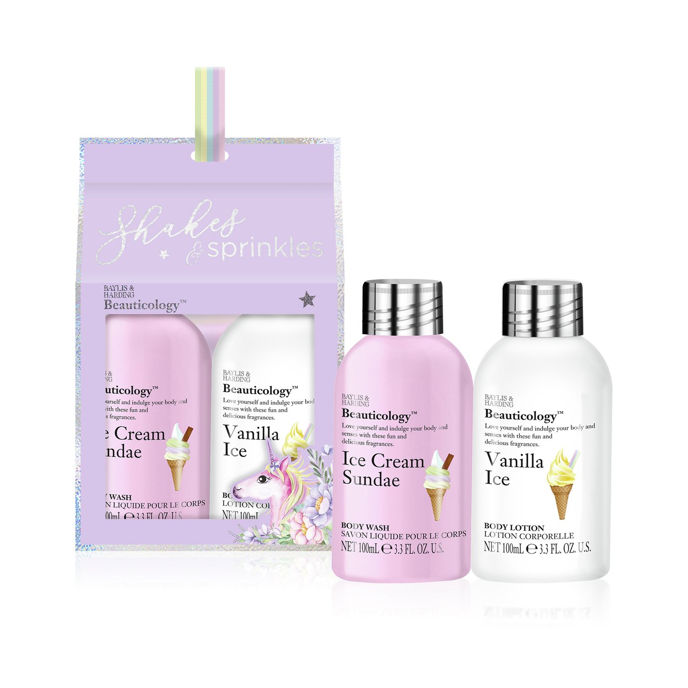 Beauticology Unicorn Bottle Set X 2