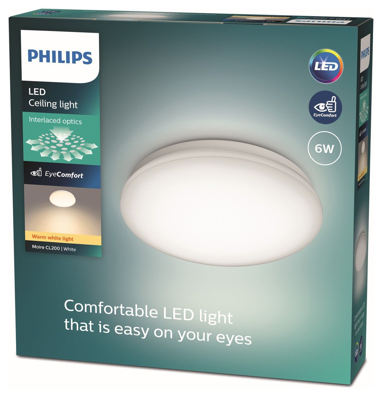 Philips LED Moire Indoor Ceiling Light - White