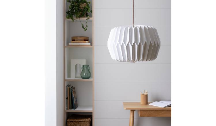 White lamp store shade argos