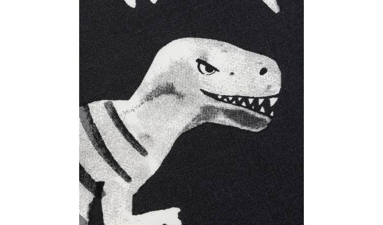 Buy Habitat Mono Dino Black White Kids Bedding Set Argos