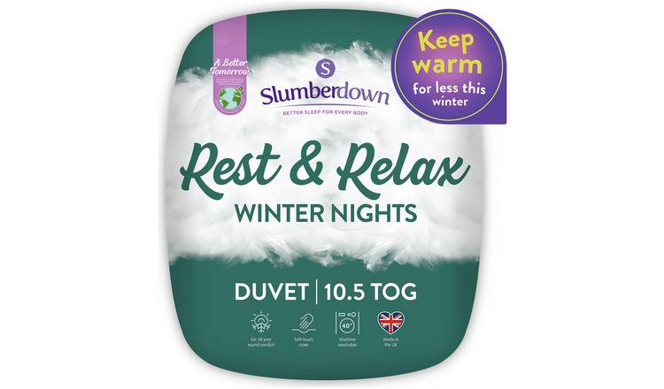 Slumberdown Rest & Relax 10.5 Tog Duvet - Double