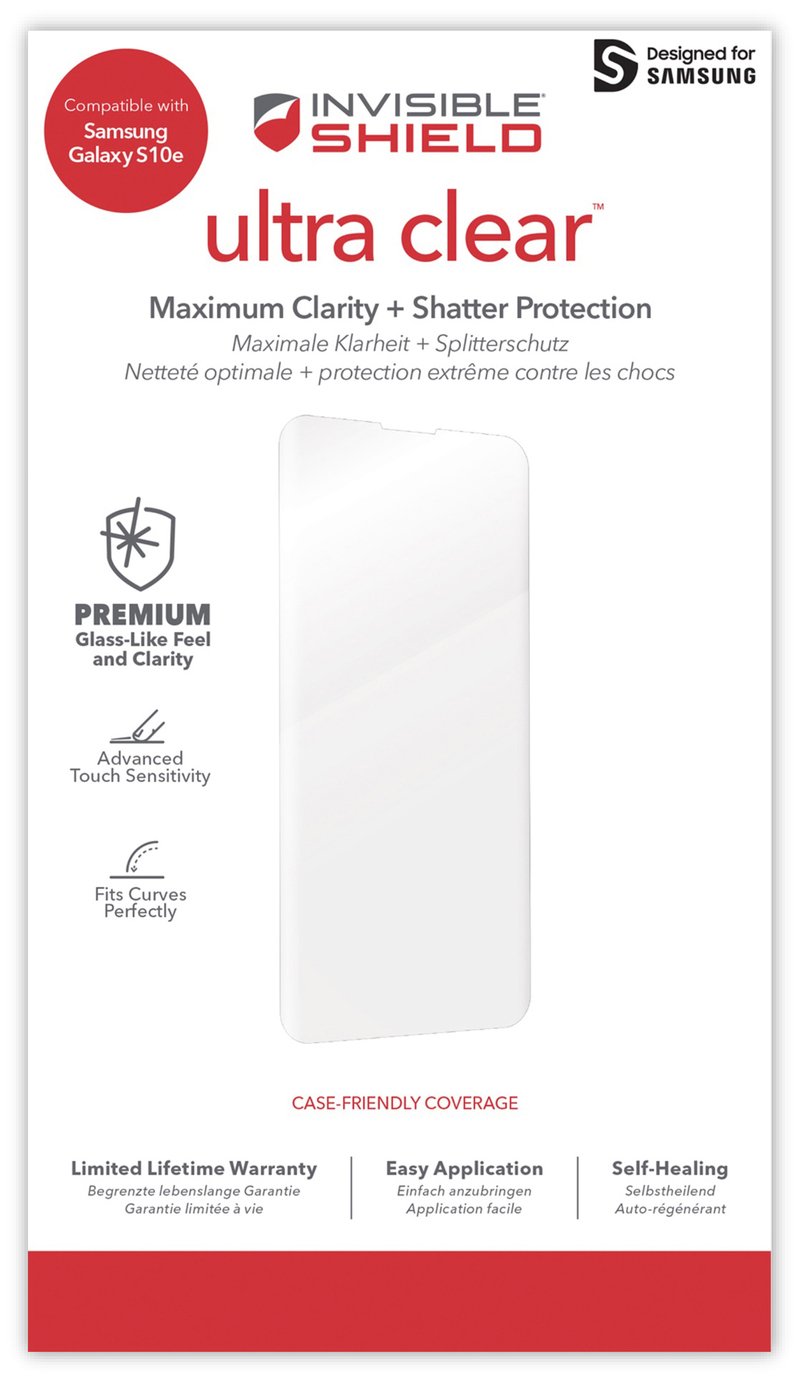 Zagg InvisibleShield Samsung Galaxy S10e Screen Protector