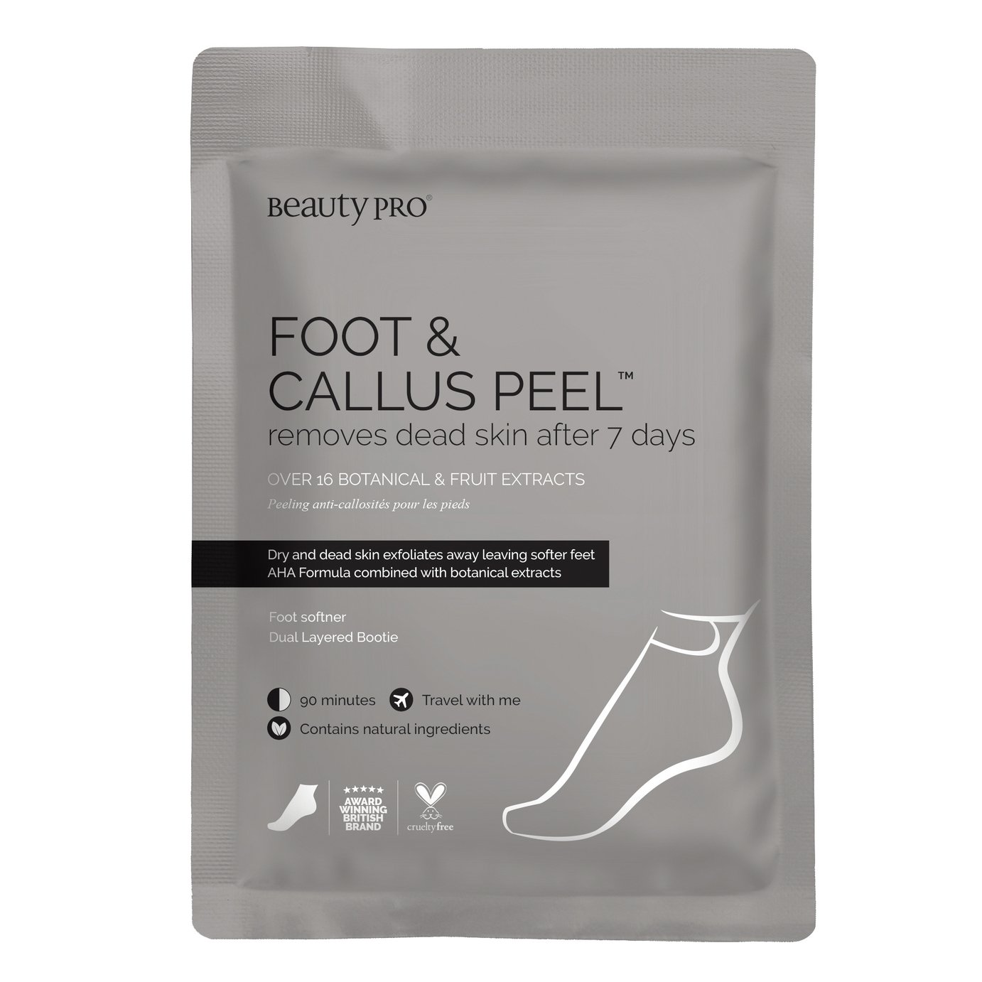 BeautyPro Foot Callus Peel Treatment Bootiee