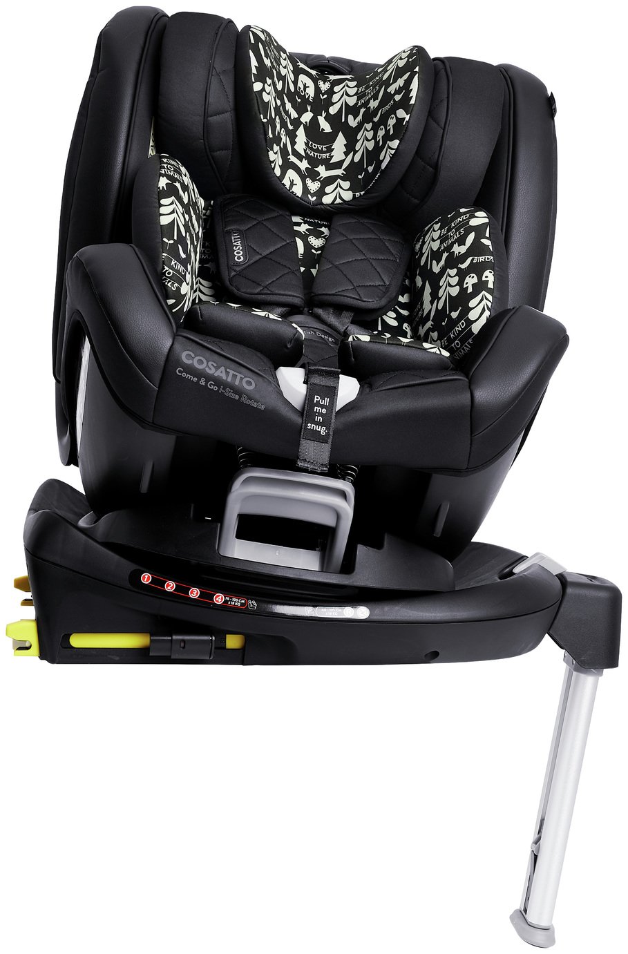 Cosatto Come & Go I-Size Rotate Car Seat Silhouette