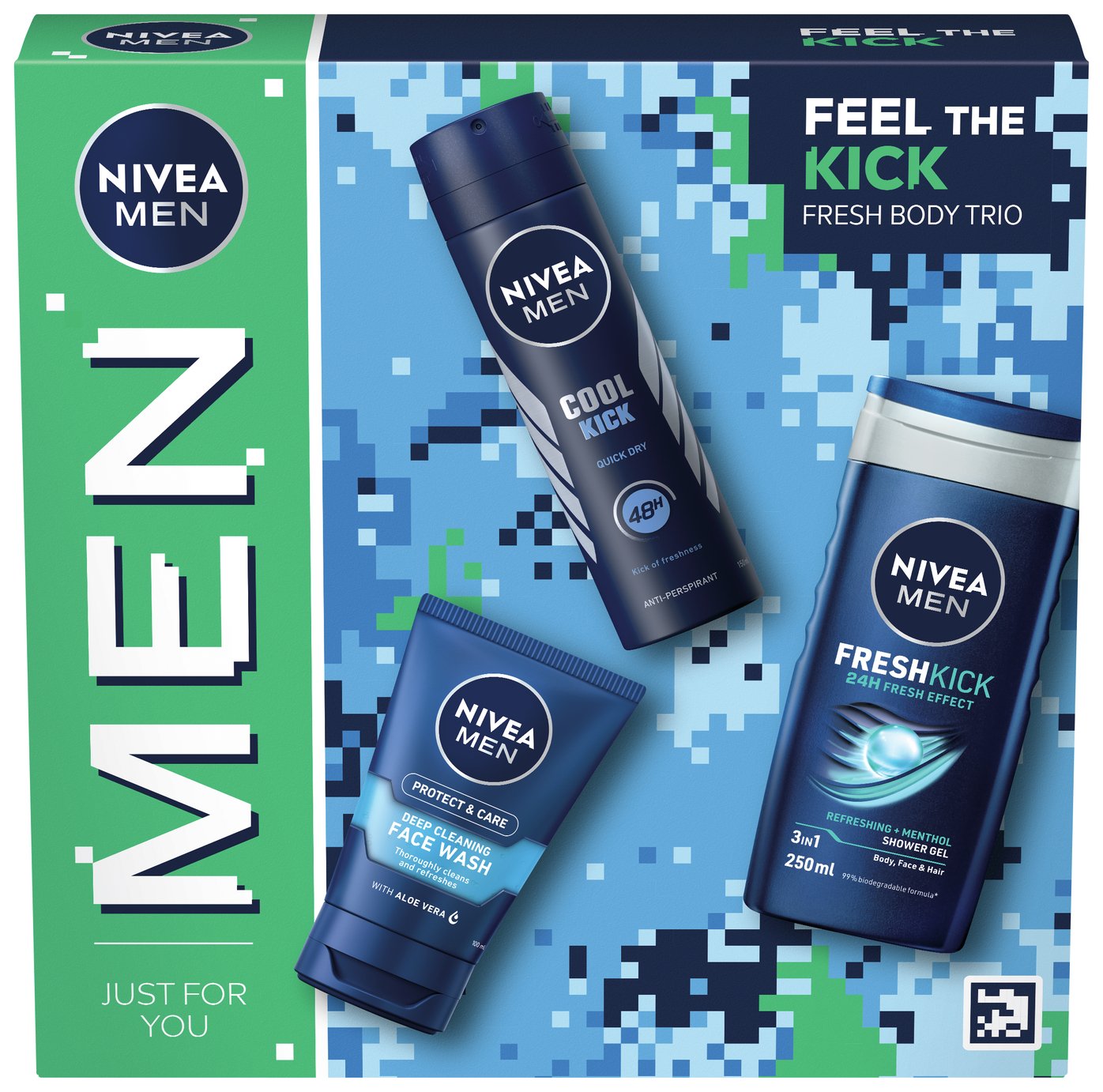 Nivea Men Feel the Kick Trio Toiletries Gift Pack