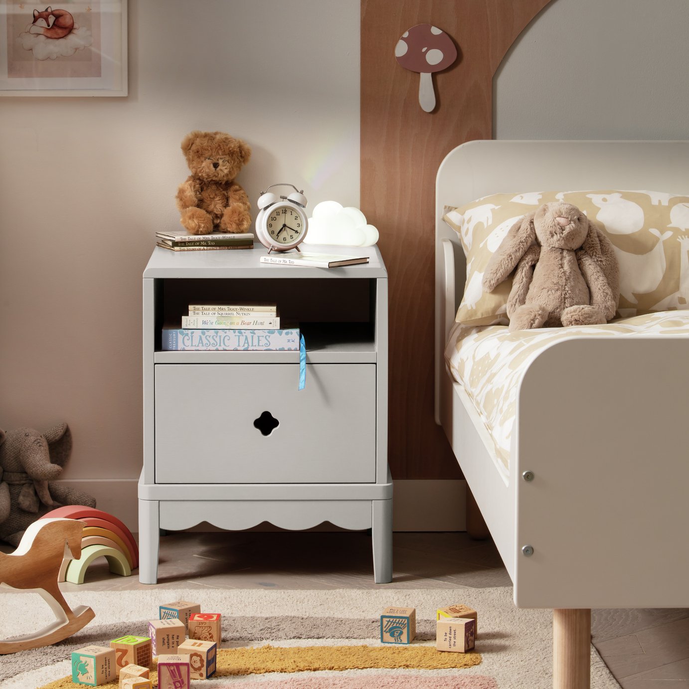 Habitat Kids Serena Bedside Table - Ivory