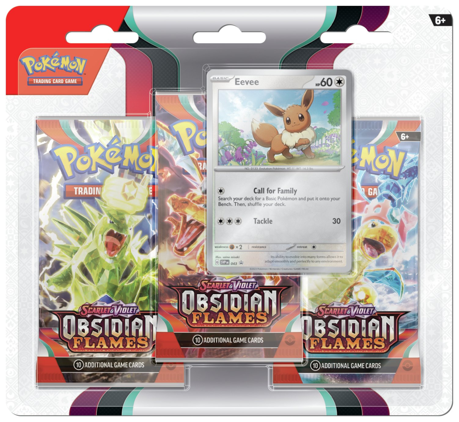 Pokémon TCG: Scarlet & Violet 3 Obsidian Flames Triple Pack