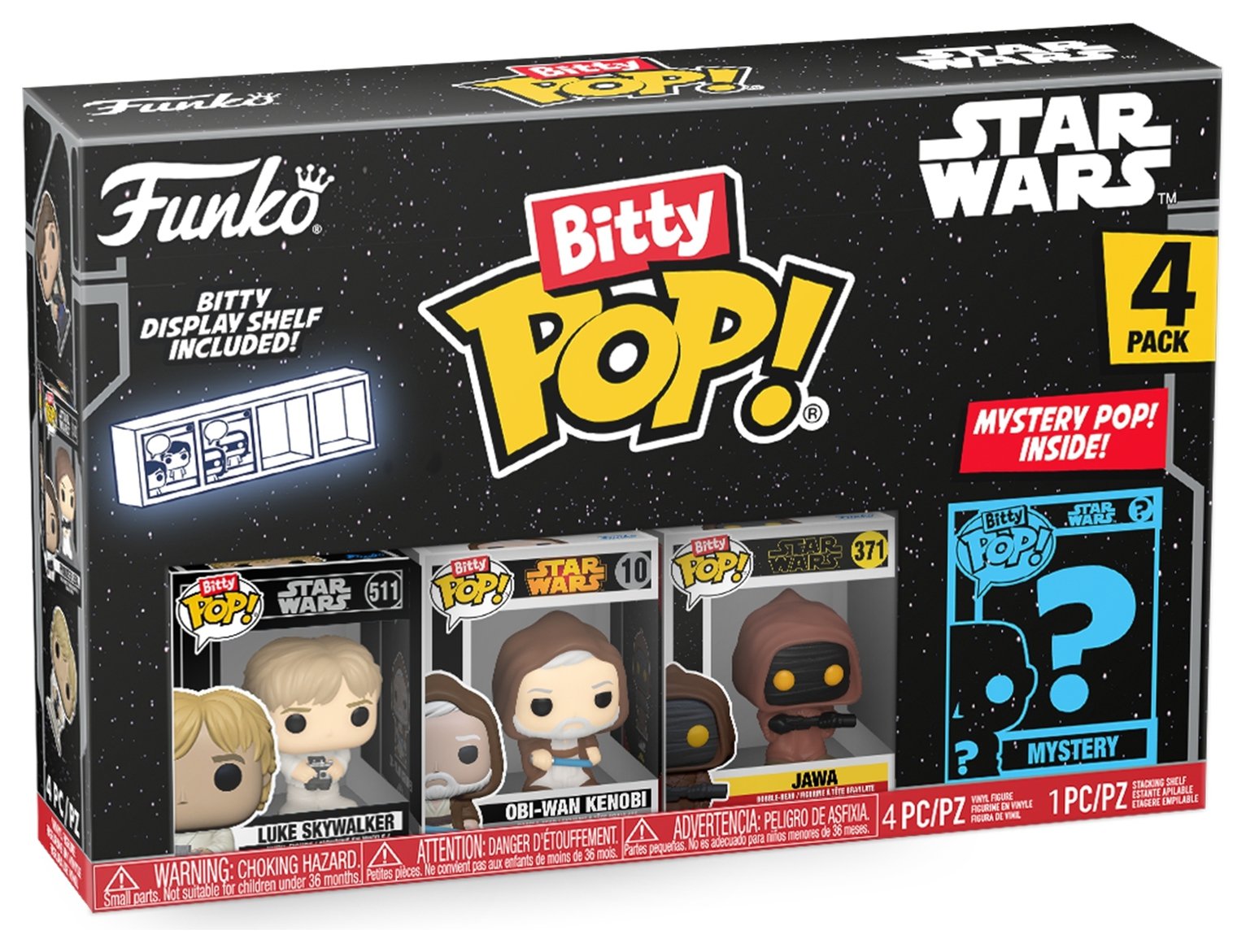 Funko Bitty POP! Star Wars Luke Playset-Pack of 4