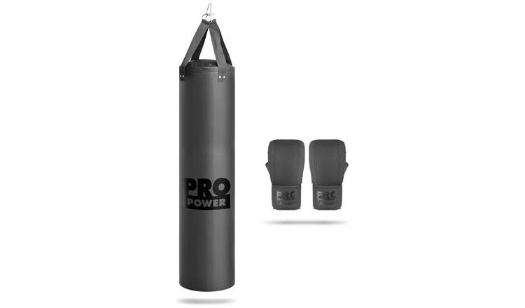 Pro Power 4 ft Punchbag With Gloves 