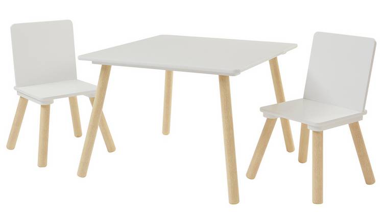 Buy Liberty House Kids Table and Chair Set Wood White Kids