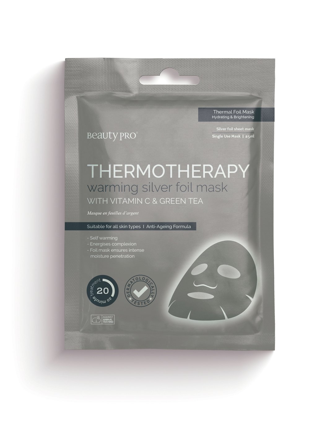 BeautyPro Thermotherapy Silver Foil Mask