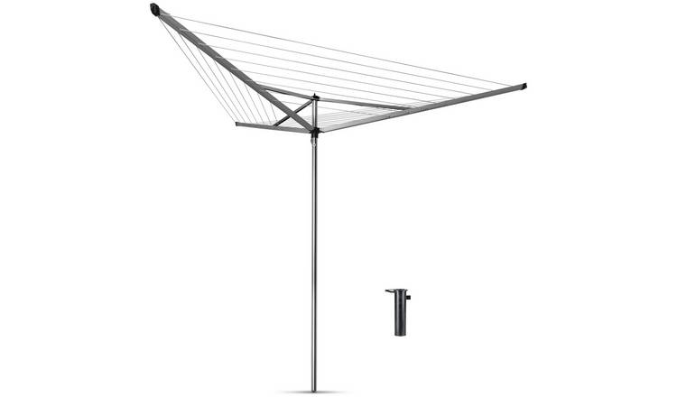 Buy Brabantia Essential 30m 3 Arm Rotary Airer with Ground Tube Washing lines Argos