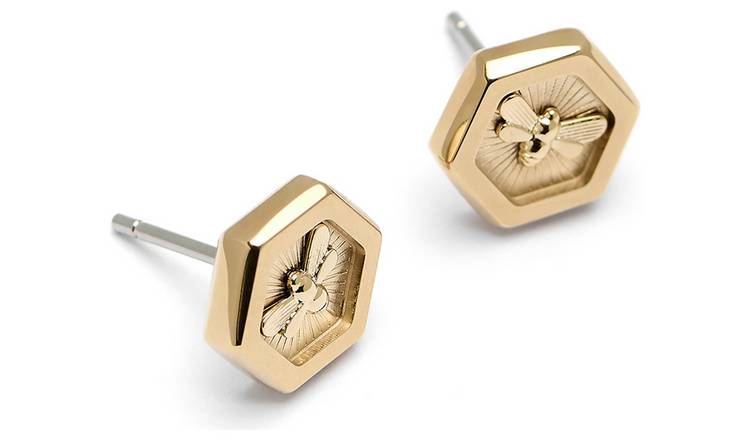 Olivia burton gold 2024 bee earrings