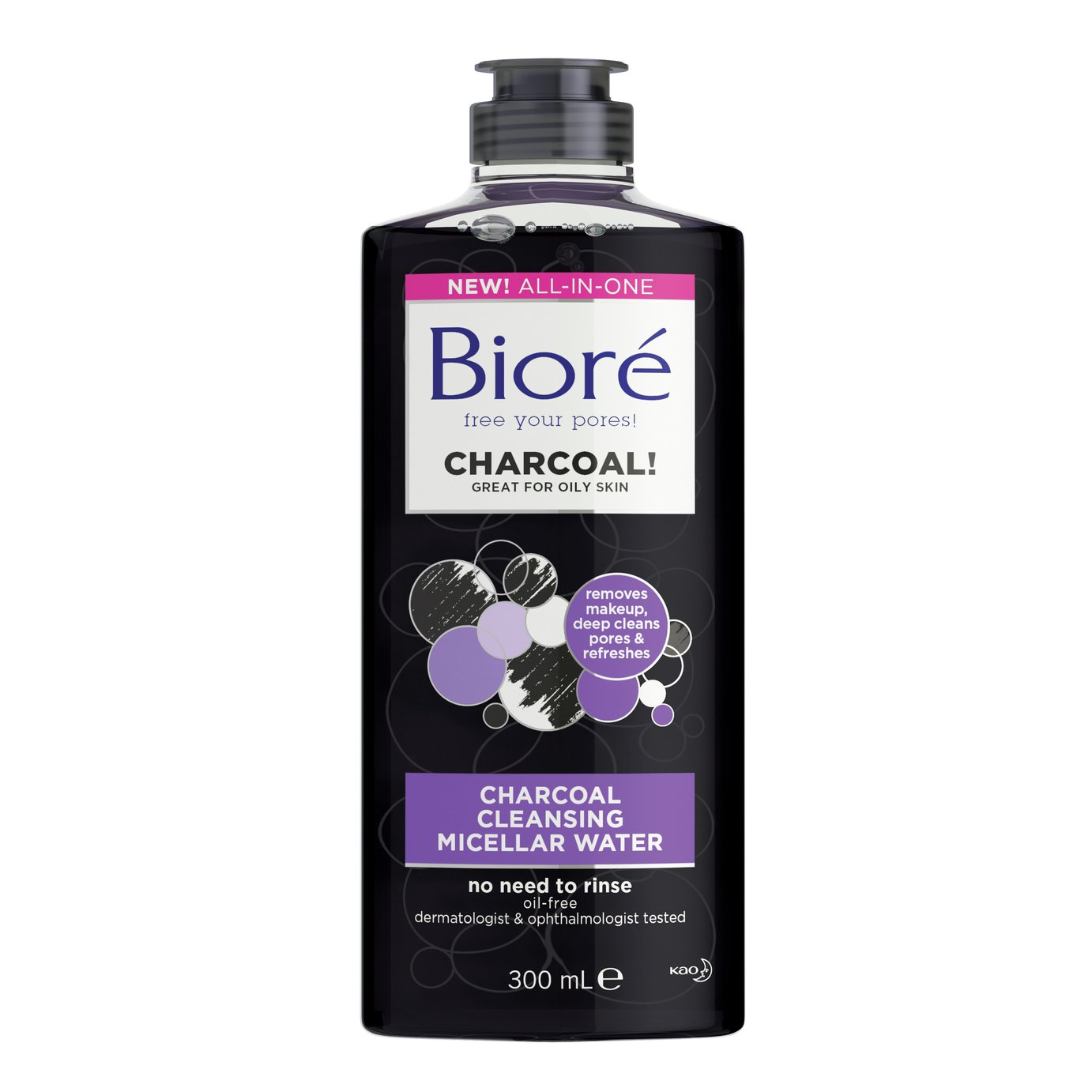 Bioré Charcoal Micellar Water - 300ml