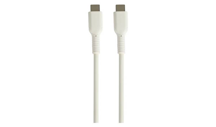 USB-C to USB-C 2.0 2m Charging Cable - White