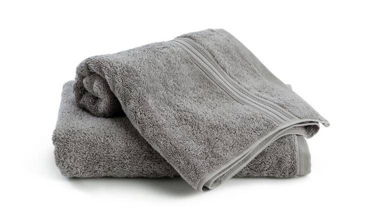 Dove grey online towels