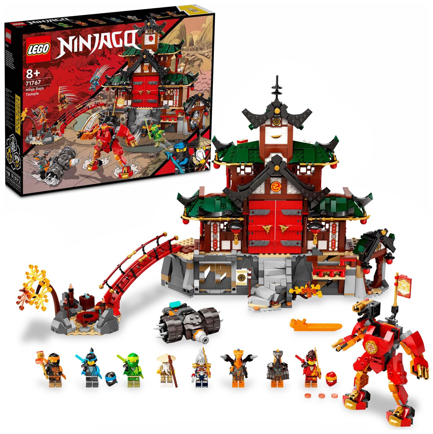 LEGO NINJAGO Ninja Dojo Temple Master of Spinjitzu Set 71767
